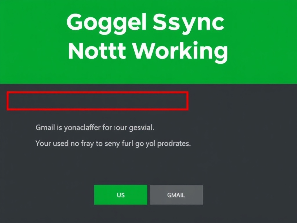 Gmail Sync Not Working