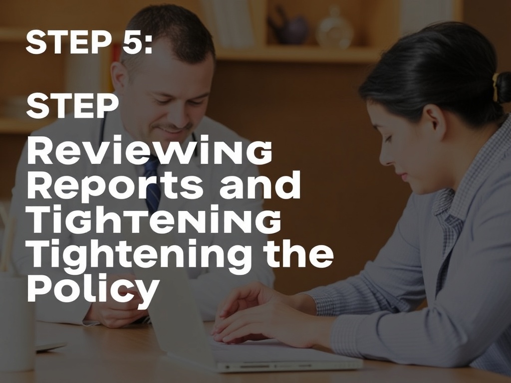 Step 5: Reviewing Reports and Tightening the Policy