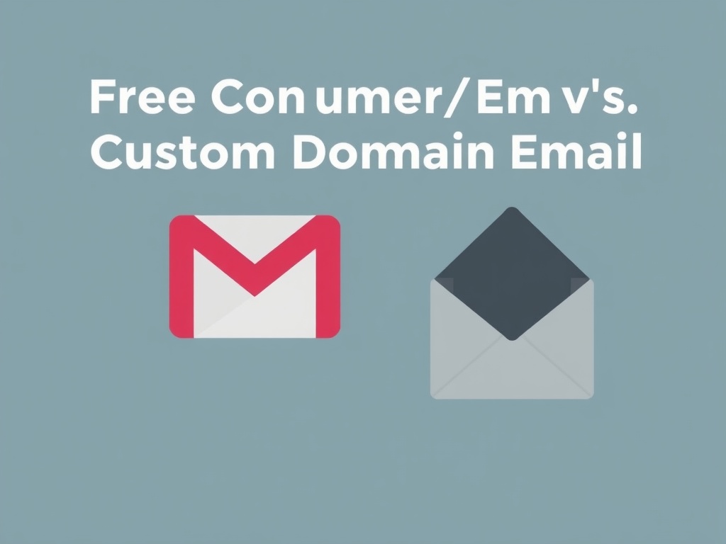 Free Consumer Email vs. Custom Domain Email — What the Difference Actually Means